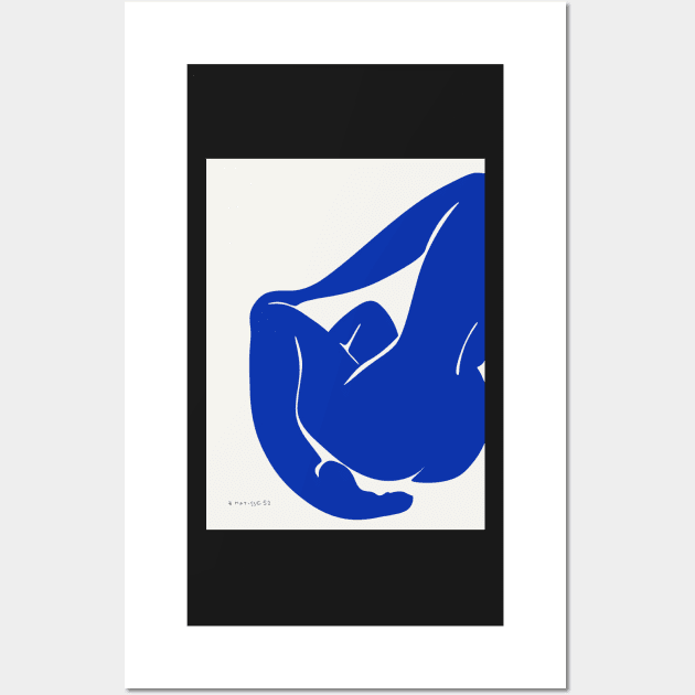 Henri Matisse Nu Bleu (Blue Nude) Reworked Wall Art Prints, Matisse Exhibition Posters, Art Prints, Men, Women, Gift Wall Art by VanillaArt